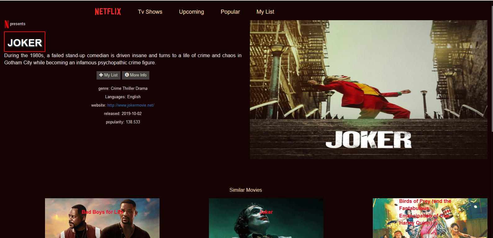 BUILD A MINI NETFLIX APP WITH ANGULAR AND TMDB